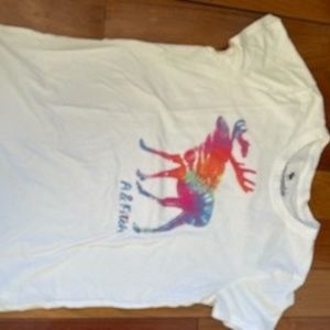 White Abercrombie kids T-shirt